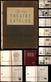 6t0060 LOT OF 3 THEATRE CATALOG 1941-47 HARDCOVER BOOKS 1941-1947 great images & information!