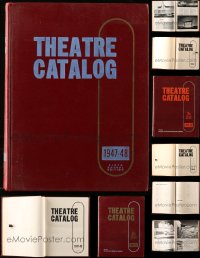 6t0061 LOT OF 3 THEATRE CATALOG 1947-50 HARDCOVER BOOKS 1947-1950 great images & information!