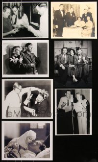 6t0844 LOT OF 7 HERBERT MARSHALL 8X10 REPRO PHOTOS 1980s great candid images & more!