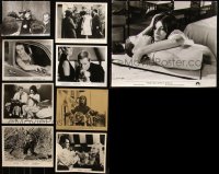 6t0731 LOT OF 9 8X10 STILLS 1960s-1970s great scenes from a variety of different movies!