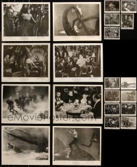 6t0803 LOT OF 21 20,000 LEAGUES UNDER THE SEA UNMARKED RE-RELEASE OR RE-STRIKE 8X10 STILLS 1970s