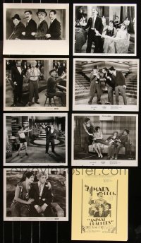 6t0734 LOT OF 7 MARX BROTHERS RE-RELEASE 8X10 STILLS 1940s-1970s Groucho, Chico, Harpo, Zeppo!