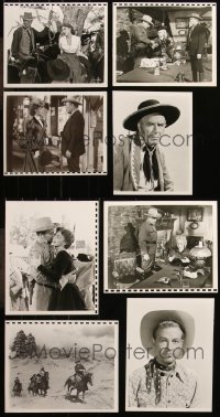 6t0745 LOT OF 4 REPUBLIC PICTURES 2-SIDED KEYBOOK 8X10 STILLS 1950s great cowboy western scenes!