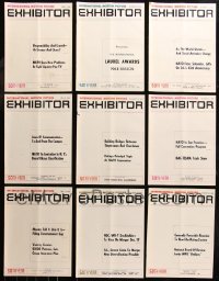 6t0268 LOT OF 18 INTERNATIONAL MOTION PICTURE EXHIBITOR 1968 EXHIBITOR MAGAZINES 1968 cool!
