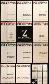 6t0266 LOT OF 20 INTERNATIONAL MOTION PICTURE EXHIBITOR 1969 EXHIBITOR MAGAZINES 1969 cool!