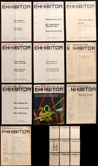 6t0267 LOT OF 19 INTERNATIONAL MOTION PICTURE EXHIBITOR 1970-72 EXHIBITOR MAGAZINES 1970-1972 cool!