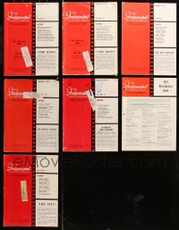 6t0280 LOT OF 7 INDEPENDENT FILM JOURNAL 1971 EXHIBITOR MAGAZINES 1971 info for theater owners!