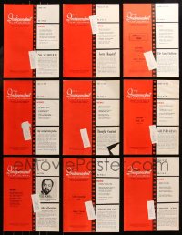 6t0277 LOT OF 9 INDEPENDENT FILM JOURNAL 1973 EXHIBITOR MAGAZINES 1973 info for theater owners!