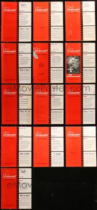 6t0272 LOT OF 13 INDEPENDENT FILM JOURNAL 1975 EXHIBITOR MAGAZINES 1975 info for theater owners!