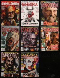 6t0201 LOT OF 8 FANGORIA MOVIE MAGAZINES 2000s-2010s great images for horror enthusiasts!
