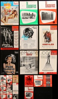 6t0235 LOT OF 31 BOX OFFICE 1970S EXHIBITOR MAGAZINES 1970s images & info for theater owners!