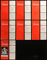6t0279 LOT OF 7 INDEPENDENT FILM JOURNAL EXHIBITOR MAGAZINES 1976 info for theater owners!