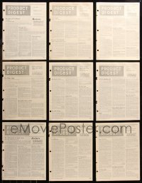 6t0270 LOT OF 16 PRODUCT DIGEST SECTIONS FROM 1944 MOTION PICTURE HERALD EXHIBITOR MAGAZINES 1944