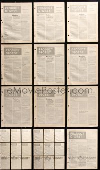 6t0262 LOT OF 37 PRODUCT DIGEST SECTIONS FROM 1944 MOTION PICTURE HERALD EXHIBITOR MAGAZINES 1944