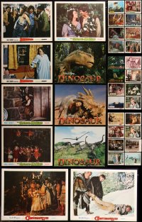 6t0451 LOT OF 50 WALT DISNEY LOBBY CARDS 1950s-2000s great scenes from a variety of movies!