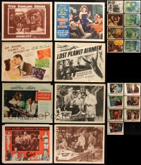 6t0455 LOT OF 47 LOBBY CARDS 1940s-1950s incomplete sets from a variety of different movies!