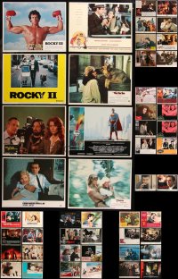 6t0445 LOT OF 58 1970S-90S LOBBY CARDS 1970s-1990s scenes from a variety of different movies!