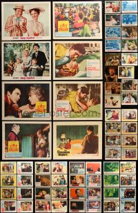 6t0412 LOT OF 104 1960S LOBBY CARDS 1960s incomplete sets from a variety of different movies!