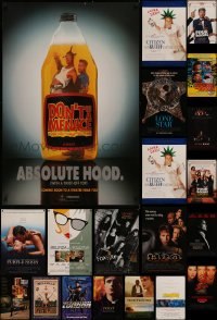 6t1117 LOT OF 23 UNFOLDED DOUBLE-SIDED AND SINGLE-SIDED 27X40 ONE-SHEETS 1990s cool movie images!