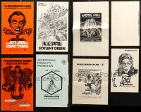 6t0125 LOT OF 16 UNCUT PRESSBOOKS 1970s advertising a variety of different movies!