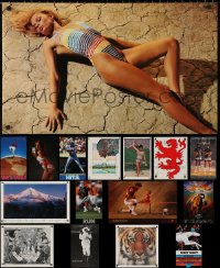 6t1075 LOT OF 15 UNFOLDED SPECIAL POSTERS 1980s-1990s a variety of different images!