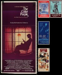 6t0385 LOT OF 5 FOLDED AUSTRALIAN ONE-SHEETS AND DAYBILLS 1980s images from a variety of movies!
