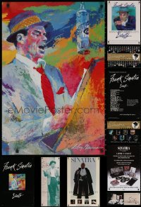 6t1077 LOT OF 10 UNFOLDED FRANK SINATRA MUSIC POSTERS 1980s-1990s cool images the legend!