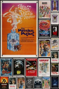6t0341 LOT OF 23 FOLDED ONE-SHEETS 1970s-1980s images from a variety of different movies!
