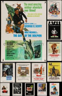 6t0860 LOT OF 14 1970S 30X40S 1970s great images from a variety of different movies!
