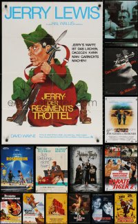 6t0642 LOT OF 18 FOLDED GERMAN A1 POSTERS 1970s-1990s great images from a variety of movies!