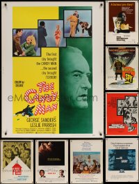 6t0865 LOT OF 9 1970S 30X40S 1970s great images from a variety of different movies!