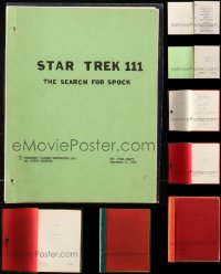 6t0599 LOT OF 3 STAR TREK COPY SCRIPTS 1990s Enemy Within, Taste of Armageddon, Search For Spock!