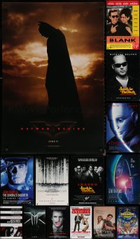 6t1142 LOT OF 18 UNFOLDED DOUBLE-SIDED MOSTLY 27X40 ONE-SHEETS 1990s-2000s cool movie images!