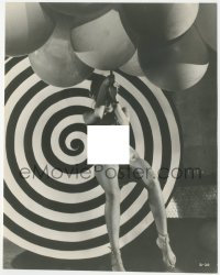 6w0070 BREAK-UP 7.5x9.25 still 1965 wild image of completely naked woman flying w/ balloons!