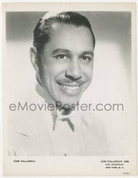 6w0081 CAB CALLOWAY 8x10.25 music publicity still 1930s great smiling portrait of the bandleader!