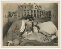 6w0083 CALL OF THE FLESH 8x10.25 still 1930 c/u of Ramon Novarro sitting by Dorothy Jordan in bed!