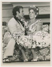 6w0086 CAROL BURNETT SHOW TV 7x9 still 1970 she's with Ricardo Montalban as a Latin playboy!