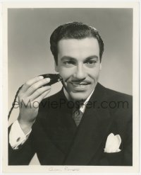 6w0089 CESAR ROMERO 8.25x10 still 1937 great portrait with Packard electric shaver by Ray Jones!