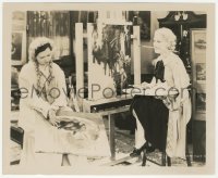 6w0143 DONE IN OIL 8.25x10 still 1934 Thelma Todd & Patsy Kelly compare their oil paintings!
