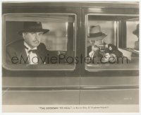 6w0146 DOORWAY TO HELL 7.75x9.5 still 1930 great close up of gangster Dwight Frye in car by gun!