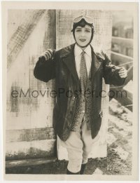 6w0162 ENCHANTED HILL 8x10 key book still 1926 best portrait of Mary Brian wearing aviatrix gear!