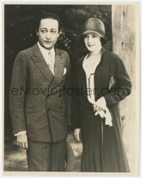 6w0177 FLORENCE VIDOR/JASCHA HEIFETZ 8x10.25 still 1920s Paramount star & violinist by Otto Dyar!