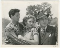 6w0178 FLOWING GOLD 8x10 still 1940 Frances Farmer between John Garfield & Pat O'Brien by Longworth!