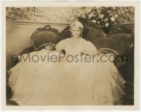 6w0200 GRACE MOORE 8x10.25 still 1930 great portrait showing her huge dress from A Lady's Morals!