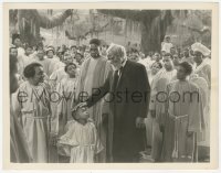 6w0205 GREEN PASTURES 8x10.25 still 1936 Rex Ingram as De Lawd in Black Heaven with young boy!