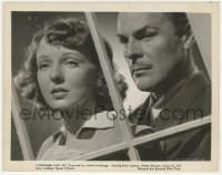 6w0208 HANGMEN ALSO DIE 8x10.25 still 1943 c/u of Brian Donlevy & Anna Lee at window, Fritz Lang!
