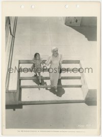 6w0223 HOLLYWOOD BOULEVARD candid 8x11 key book still 1936 Esther Ralston brought daughter to work!