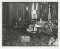 6w0225 HOTEL 8.25x10 set reference photo 1967 Kevin McCarthy & director Quine in Audubon suite!