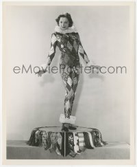 6w0244 JANE GREER 8.25x10 still 1948 full-length in wild skin-tight jester costume by Bachrach!