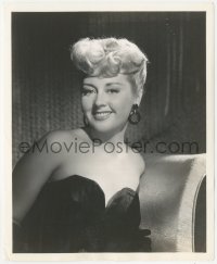 6w0250 JOAN BLONDELL 8.25x10 still 1943 sexy portrait in strapless dress by Clarence Sinclair Bull!